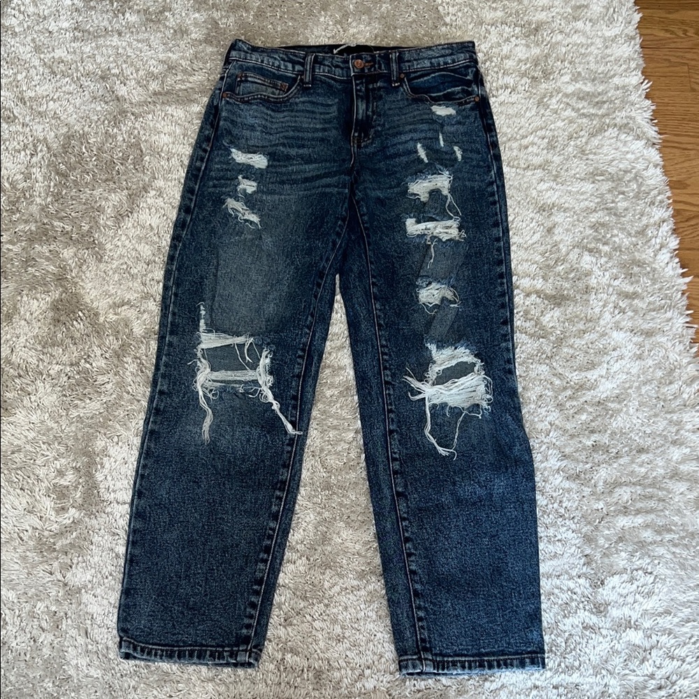 Celebrity Pink “The Bobby” Distressed Straight Leg Jeans